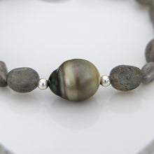 Load image into Gallery viewer, CONTACT US TO RECREATE THIS SOLD OUT STYLE Stretch Fiji Saltwater Pearl & Semi Precious Stone Bracelet FJD$