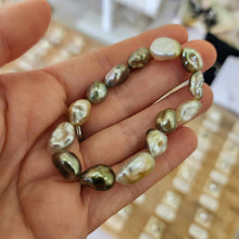 Load image into Gallery viewer, READY TO SHIP Stretch Fiji Saltwater Pearl Strand Bracelet FJD$