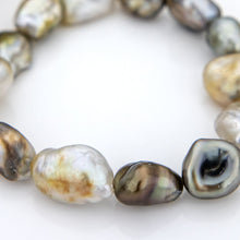 Load image into Gallery viewer, READY TO SHIP Stretch Fiji Saltwater Pearl Strand Bracelet FJD$