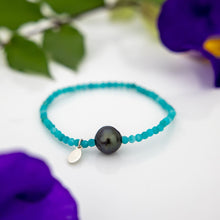 Load image into Gallery viewer, READY TO SHIP Stretch Fiji Saltwater Pearl & Bead Bracelet FJD$