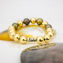 Load image into Gallery viewer, READY TO SHIP Unisex Graded Civa Fiji Pearl Stretch Bracelet - FJD$