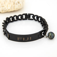 Load image into Gallery viewer, Men's Civa Fiji Pearl Bracelet - Stainless Steel FJD$