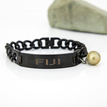 Load image into Gallery viewer, Men's Civa Fiji Pearl Bracelet - Stainless Steel FJD$