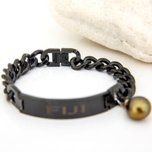 Load image into Gallery viewer, Men's Civa Fiji Pearl Bracelet - Stainless Steel FJD$