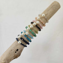 Load image into Gallery viewer, READY TO SHIP Freshwater Pearl Stretch Ring with bead detail FJD$