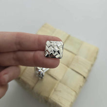 Load image into Gallery viewer, READY TO SHIP Woven Ibe Cufflinks - Rhodium Plated FJD$