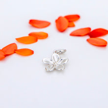 Load image into Gallery viewer, READY TO SHIP Frangipani Charm Necklace - 925 Sterling Silver FJD$