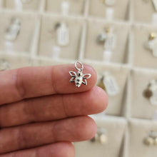Load image into Gallery viewer, READY TO SHIP Honey Bee Charm - 925 Sterling Silver FJD$
