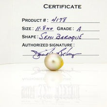 Load image into Gallery viewer, Fiji Loose Saltwater Pearl with Grade Certificate #4178 - FJD$
