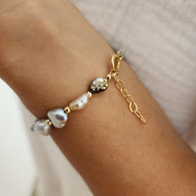 Load image into Gallery viewer, CONTACT US TO RECREATE THIS SOLD OUT STYLE Fiji Keshi Pearl Bracelet in 14k Gold Fill - FJD$