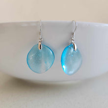 Load image into Gallery viewer, READY TO SHIP Loloma Glass Drop Earrings in 925 Sterling Silver - FJD$
