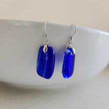 Load image into Gallery viewer, READY TO SHIP Loloma Glass Drop Earrings in 925 Sterling Silver - FJD$