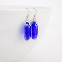 Load image into Gallery viewer, READY TO SHIP Loloma Glass Drop Earrings in 925 Sterling Silver - FJD$