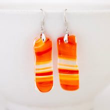 Load image into Gallery viewer, READY TO SHIP Loloma Glass Drop Earrings in 925 Sterling Silver - FJD$