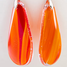 Load image into Gallery viewer, READY TO SHIP Loloma Glass Drop Earrings in 925 Sterling Silver - FJD$
