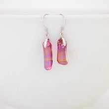 Load image into Gallery viewer, READY TO SHIP Loloma Glass Drop Earrings in 925 Sterling Silver - FJD$