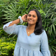 Load image into Gallery viewer, READY TO SHIP Diamond Masi Necklace - 14k Gold Fill & 18k Gold Vermeil FJD$