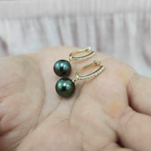Load image into Gallery viewer, READY TO SHIP Civa Fiji Graded Pearl Earrings - 14k Solid Gold FJD$