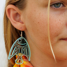 Load image into Gallery viewer, READY TO SHIP Recycled Plastic Earrings - 925 Sterling Silver FJD$