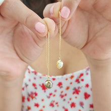 Load image into Gallery viewer, CONTACT US TO RECREATE THIS SOLD OUT STYLE Civa Fiji Keshi Pearl Threader Earrings - 14k Gold Fill FJD$