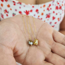Load image into Gallery viewer, CONTACT US TO RECREATE THIS SOLD OUT STYLE Civa Fiji Keshi Pearl Threader Earrings - 14k Gold Fill FJD$