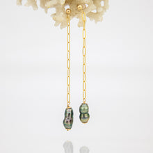 Load image into Gallery viewer, READY TO SHIP Fiji Keshi Pearl Stud Earrings - 14k Gold Fill FJD$