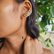 Load image into Gallery viewer, READY TO SHIP Single Fiji Keshi Pearl Bar Earring - 14k Gold Fill FJD$