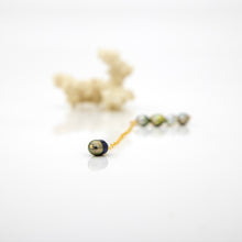 Load image into Gallery viewer, READY TO SHIP Single Fiji Keshi Pearl Bar Earring - 14k Gold Fill FJD$