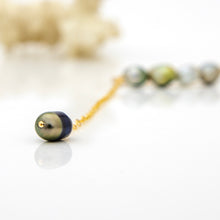 Load image into Gallery viewer, READY TO SHIP Single Fiji Keshi Pearl Bar Earring - 14k Gold Fill FJD$