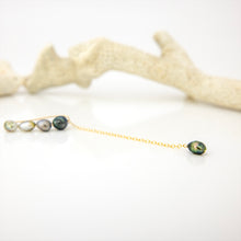 Load image into Gallery viewer, READY TO SHIP Single Fiji Keshi Pearl Bar Earring - 14k Gold Fill FJD$