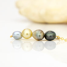 Load image into Gallery viewer, READY TO SHIP Single Fiji Keshi Pearl Bar Earring - 14k Gold Fill FJD$