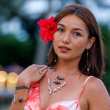 Load image into Gallery viewer, READY TO SHIP Fiji Keshi Pearl Drop Earrings - 14k Gold Fill FJD$