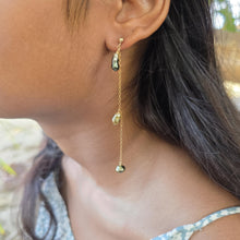 Load image into Gallery viewer, READY TO SHIP Fiji Keshi Pearl Drop Stud Earrings - 14k Gold Fill FJD$