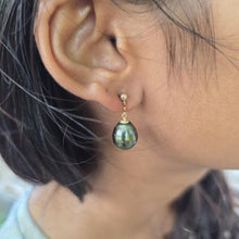 Load image into Gallery viewer, READY TO SHIP Civa Fiji Pearl Stud Earrings - 14k Gold Fill FJD$