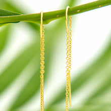 Load image into Gallery viewer, READY TO SHIP Civa Fiji Keshi Pearl Threader Earrings - 14k Gold Fill FJD$