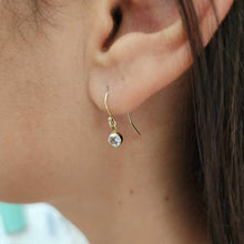 Load image into Gallery viewer, READY TO SHIP Zirconia Earrings in 14k Gold Fill - FJD$