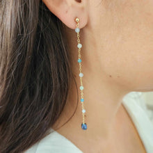 Load image into Gallery viewer, READY TO SHIP Freshwater Pearl & Bead Stud Earrings - 14k Gold Fill FJD$