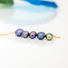 Load image into Gallery viewer, READY TO SHIP Single Freshwater Pearl Bar Earring - 14k Gold Fill FJD$