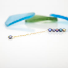 Load image into Gallery viewer, READY TO SHIP Single Freshwater Pearl Bar Earring - 14k Gold Fill FJD$