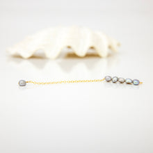 Load image into Gallery viewer, READY TO SHIP Single Freshwater Pearl Bar Earring - 14k Gold Fill FJD$