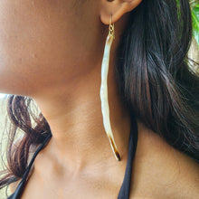 Load image into Gallery viewer, READY TO SHIP Mother of Pearl Earrings - 14k Gold Fill FJD$