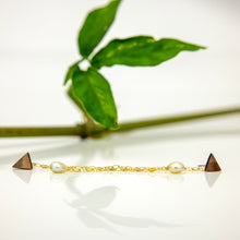 Load image into Gallery viewer, READY TO SHIP Mother of Pearl & Fiji Keshi Pearl Earrings - 14k Gold Fill FJD$