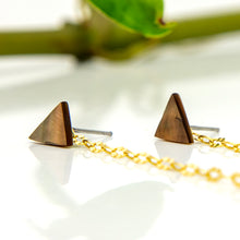 Load image into Gallery viewer, READY TO SHIP Mother of Pearl & Fiji Keshi Pearl Earrings - 14k Gold Fill FJD$