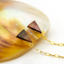 Load image into Gallery viewer, READY TO SHIP Mother of Pearl & Fiji Keshi Pearl Earrings - 14k Gold Fill FJD$