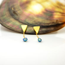 Load image into Gallery viewer, READY TO SHIP Mother of Pearl & Freshwater Pearl Earrings - 14k Gold Fill FJD$