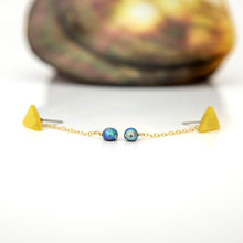 Load image into Gallery viewer, READY TO SHIP Mother of Pearl & Freshwater Pearl Earrings - 14k Gold Fill FJD$