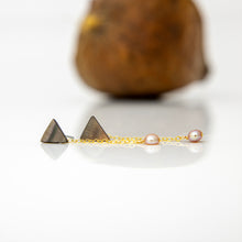 Load image into Gallery viewer, READY TO SHIP Mother of Pearl & Freshwater Pearl Earrings - 14k Gold Fill FJD$