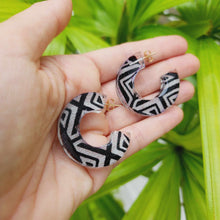 Load image into Gallery viewer, READY TO SHIP Pasifika Resin Earrings - 14k Gold Fill FJD$