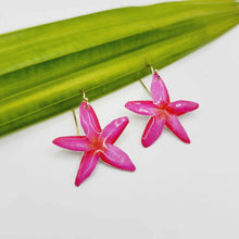 Load image into Gallery viewer, READY TO SHIP Frangipani Flower Earrings - 14k Gold Fill FJD$