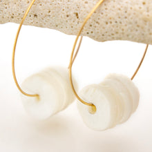 Load image into Gallery viewer, READY TO SHIP Shell Money Earrings - 14k Gold Fill FJD$